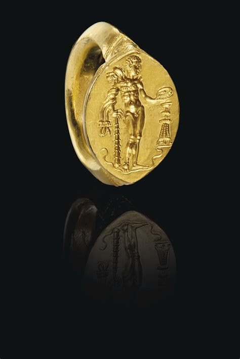 greek gold finger ring